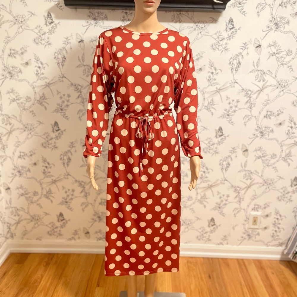 Polka dot Midi Dress